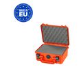 Watertight Case with Cubed Foam, 4.48l, 258x243x118mm, Polypropylene (PP), Orange